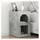 vidaXL Nachtschrank Beton Grau 29,5 x 33,5 x 50 cm Grau