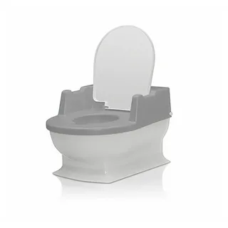 Reer SitzFritz Kinder-Toilette, Töpfchen und Toilettentrainer, grau