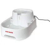 Dog Mate Trinkbrunnen 6 Liter, Weiß