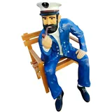 DEKO VERTRIEB BAYERN XL Premium Seemann auf Bank lebensgross 130cm Matrose Garten Deko Figur