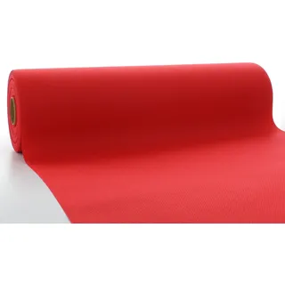 Sovie Horeca Tischläufer Rot aus Linclass® Airlaid 40 cm x 24 m, 1 Stück