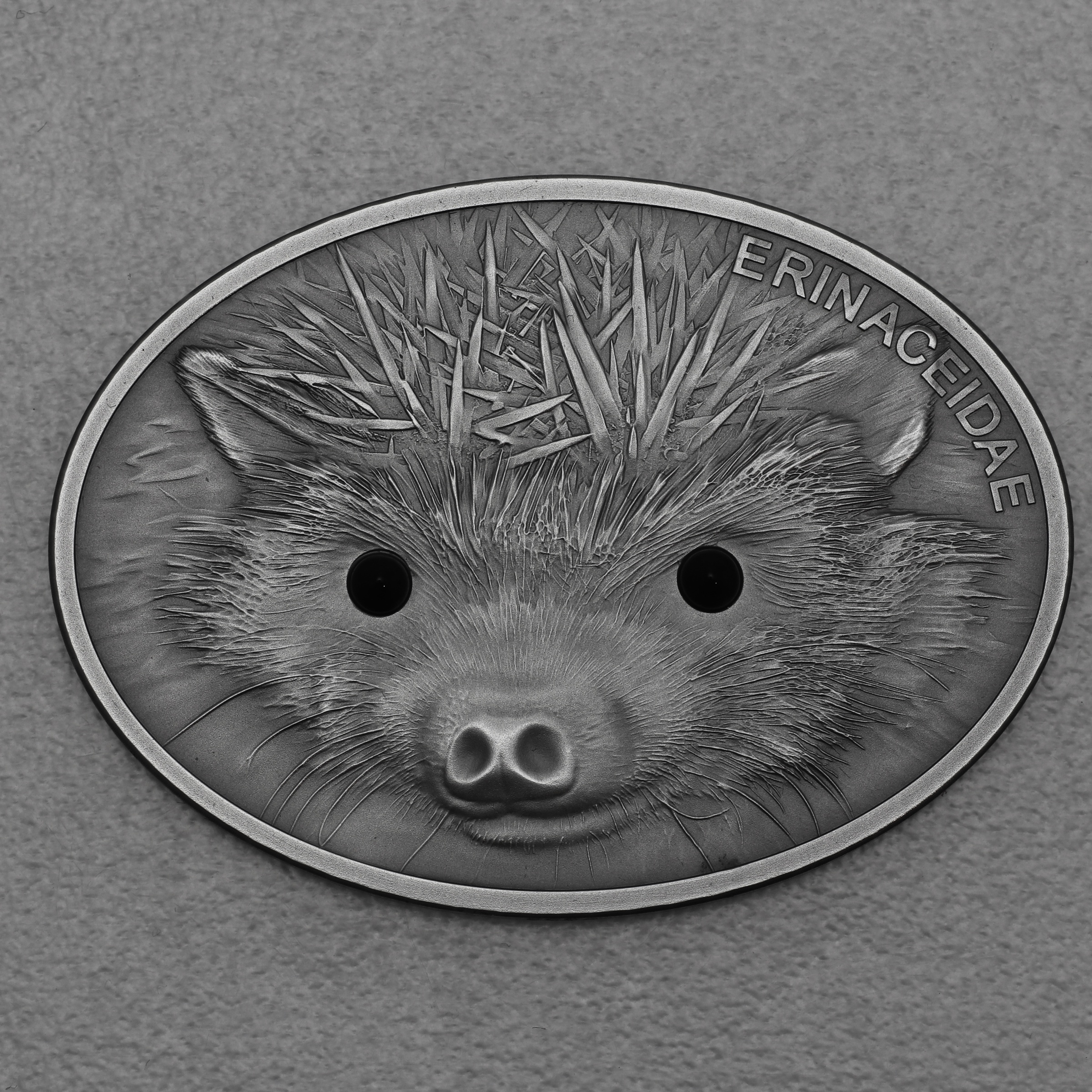 Silbermünze 1oz Hedgehog 2013 (Fiji) Fascinating Wildlife Oval Silver Antik Finish Coin