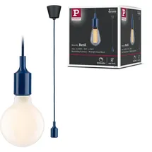 Paulmann Ketil 1-flg. 9 cm rund nachtblau/schwarz Kunststoff