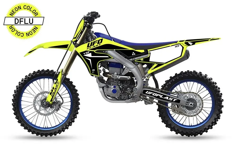 Ufo Stokes Yamaha Yzf 250 19-22 Plastikbausatz - Fluo Yellow - One Size