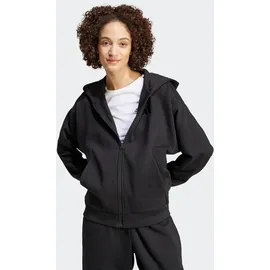 adidas ALL SZN Fleece Full-Zip Hoodie, Black,