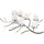 Fink Kerzenleuchter RAMUS Aluminium Silber