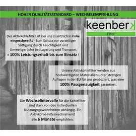 keenberk Aktiv-Kohlefilter für KOLBE KSC 100