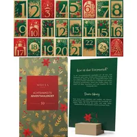 Adventskalender 2023 für mehr Achtsamkeit & Motivation - Adventskalender Frauen mit 24 Achtsamkeitsübungen - Tischkalender 2023 mit Motivationskarten & Ständer (Klassisch)