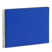 Goldbuch Spiralalbum Bella Vista dunkelblau 25996 schwarze S. 34x30cm