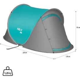 NILS CAMP NC3743 Grau/Grün