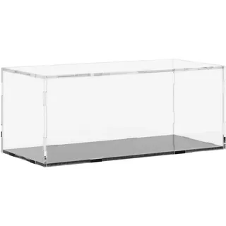 vidaXL Vitrine, Schaukasten Staubschutz, Sammlervitrine für Sammlerstücke Spielzeug Figuren, Ausstellungsbox Acrylbox, Transparent Acryl
