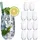 Relaxdays Trinkglas Kristallglas 0,52 l 12-tlg.