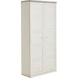 Hom ́in CAMRON Aktenschrank 100,8 x 43 x 209,2 cm grau, weiß