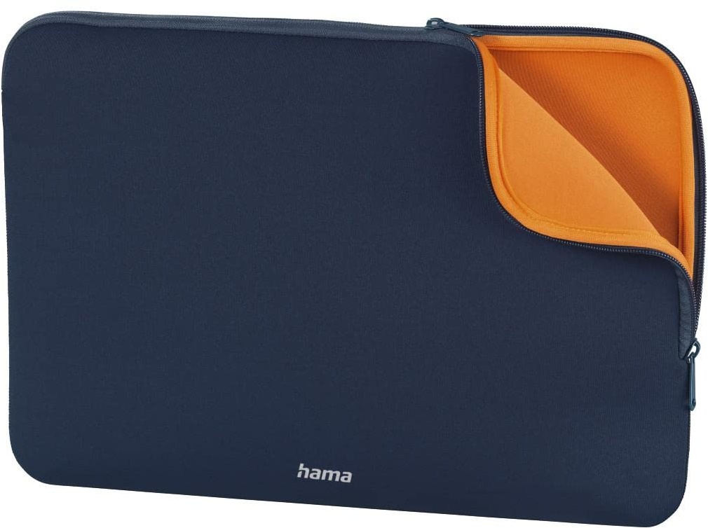 Hama Tasche für Tablet und Notebook bis 15.6 Zoll (Tablettasche, Laptoptasche für Notebook, Tablet, MacBook, Surface bis 15,6 Zoll, Hülle, Case, Laptophülle, Sleeve) blau