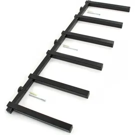 XPOtool Kragarmregal Stahl 300 x 30 x 1025 mm schwarz 6 Etagen