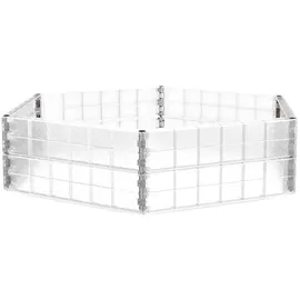 Graf Wachstumsmodul für ERGO Hochbeet 90 x 90 x 25 cm Transparent