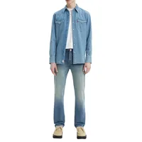 Levis Levi's Original Fit Jeans 501 00501-3412 blau Misty Lake, 32W / 34L