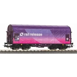 PIKO 24607 H0 Schiebeplanenwagen Shimmns, Rail Release, Ep. VI