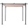 Outsunny Pergola Pergola mit Schiebedach 3 x 3 m beige