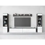 INOSIGN Wohnwand »VERA II« Komplett-Set, 4 Stk. tlg., grau