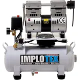 Implotex 850W 14L Silent Flüsterkompressor Druckluftkompressor nur 55dB leise ölfrei flüster Kompressor Compressor