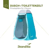 Skandika Camping Pop Up Duschzelt Umkleidezelt 210 cm Stehhöhe Neu
