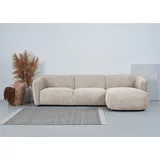 Andas Ecksofa »Ostrup«, schlichtes modernes Design, in verschiedenen Farben, beige