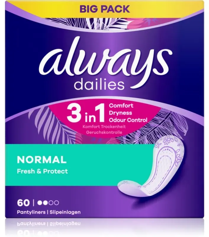 Always Dailies Normal Fresh & Protect Slipeinlagen 60 St.