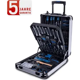 SCHEPPACH Werkzeugkoffer WZT187 187-tlg. schwarz/silberfarben