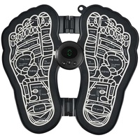 MediLab Reflexology EMS FootMassager Pad,Fussmassagegerät EMS Fußmassagegerät,USB Tragbare Foot Massager Intelligente Massagematte mit 6 Modi 9 Einstellbare Frequenzen,Elektrisches EMS Fußmassagegerät