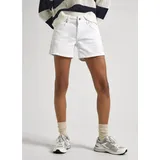 Pepe Jeans shorts, mit Umschlagsaum, Gr. 31 - N-Gr, white destro, , 37593735-31 N-Gr