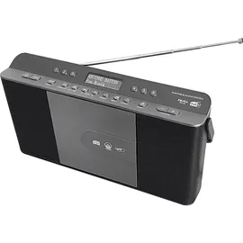 Soundmaster RCD1870SW DAB+, Radio, Schwarz/Silber