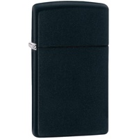 Zippo Slim® Black Matte Sturmfeuerzeug