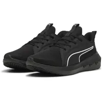 Puma Softride Carson Road Running Shoe, Black Black White, 42.5