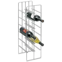 BLOMUS Weinregal Pilare 12 Flaschen 30 x 12 x 30 cm Silber