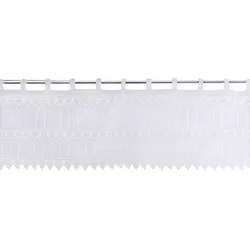 HOSSNER - ART OF HOME DECO Querbehang »Achensee«, (1 St.) HOSSNER - ART OF HOME DECO weiß 25 cm