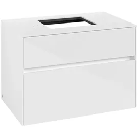 Villeroy & Boch Waschtischunterschrank 2 Auszüge 80 x 54,8 x 50 cm Weiß