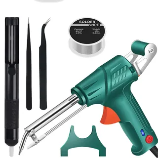 Innen Beheizte Industrielle Laser Schweißwerkzeuge, Automatische Kabelgebundene Lötkolben-Innen Heizung, Schweißgerät, Multifunktionales Handgerät, Rostentfernung, Schneiden, Schweißen(Green)
