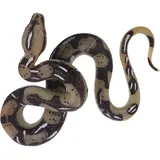 TOYMYTOY Realistische Gummischlange, Mini Gefälschte Python Schlangen Spielzeug Für Halloween Dekoration Streich Requisiten Hohe FüR Kinder Und Erwachsene