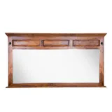 Massivmoebel24 Spiegel Akazie 160x7x87 honig lackiert OXFORD #0405
