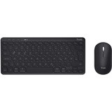 Trust Lyra Multi-Device Wireless Keyboard & Mouse Set, schwarz, USB/Bluetooth, DE (24845)