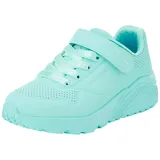 SKECHERS Mädchen UNO Lite Sneakers,Sports Shoes, Türkisfarbener Synthetikbesatz, 32 EU