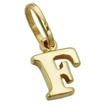 GALLAY Buchstabe F Gold 8x5,5mm