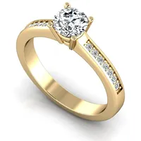 Verlobungsring VR05 750er Gelbgold - 3339