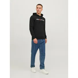 JACK & JONES Logo Kapuzenpullover Black XL