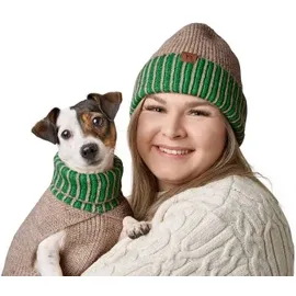 Hunter Hundepullover Odense Set beige/grün 40