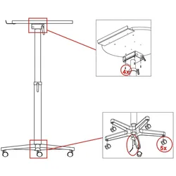 Abpackbeutel für Ergonomisches Stehpult