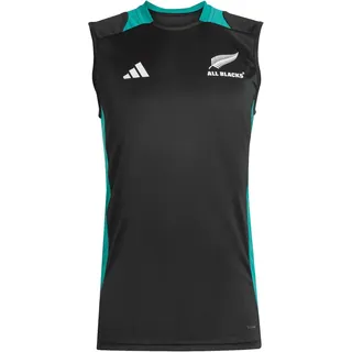 adidas Neuseeland All Blacks Tanktop Herren JM9637 - all black/pure teal M