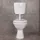 Belvit Dusch WC mit WC-Sitz Weiß