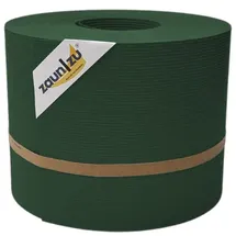 zaunzu® Sichtschutz Rille für Doppelstabmatten 35 m Tannengrün Metall
